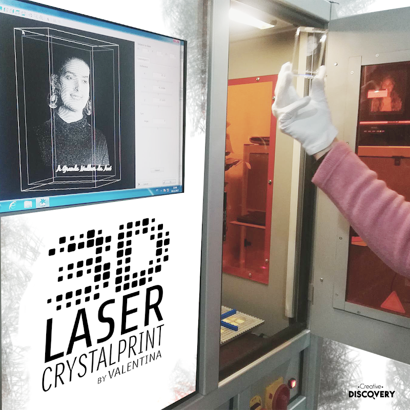 3D Laser Crystal Print - By Valentina