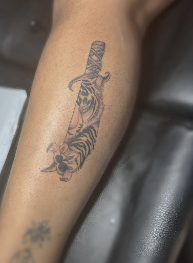 Explore 1 2 sleeve tattoo ideas, creative tattoo ideas in Lavonia, available at New Moon Tattoo LLC