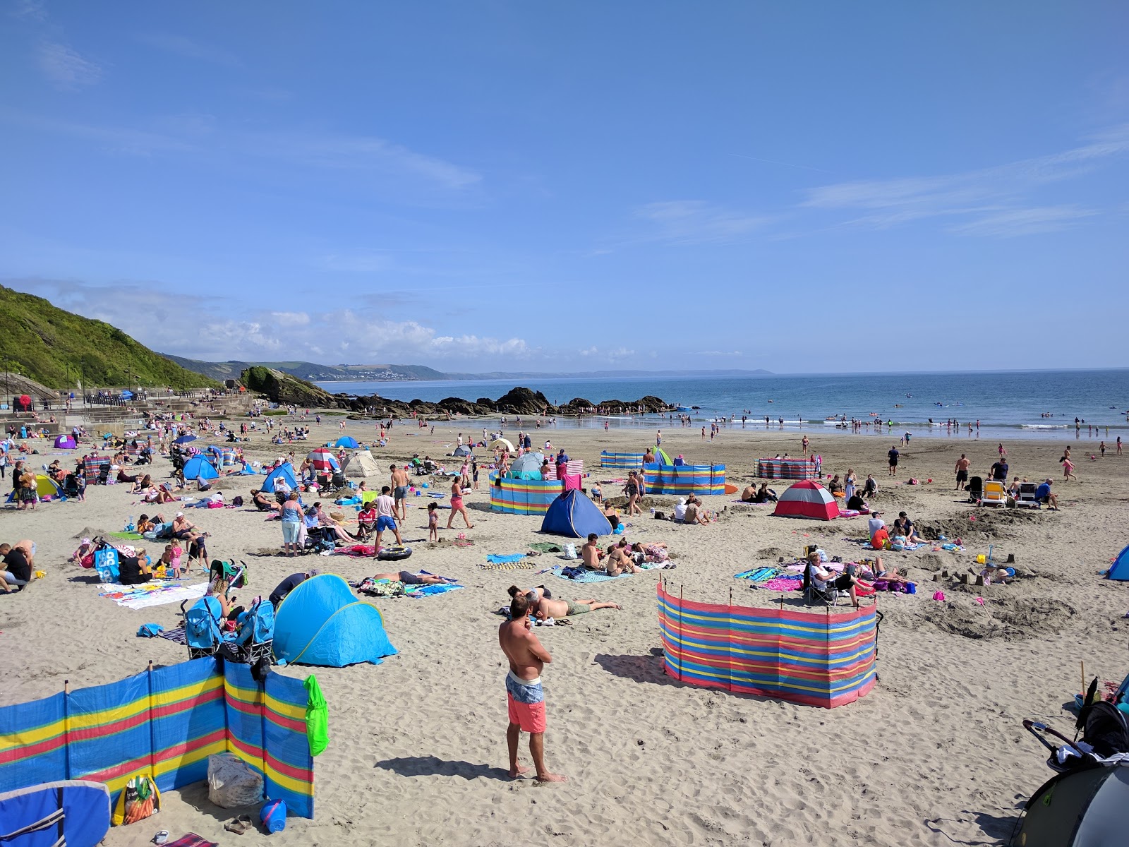 Photo of Looe beach with bright sand surface