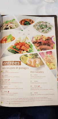 Panasia Beaugrenelle à Paris menu