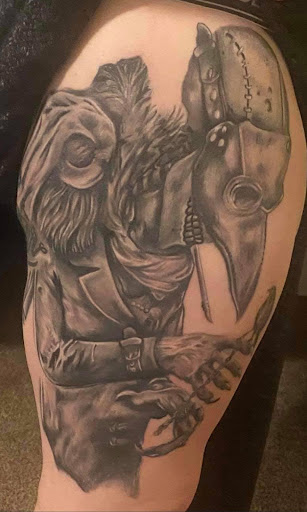 Explore christian tattoo ideas for guys, creative tattoo ideas in Mayodan, available at Bleeding Ink Tattoo