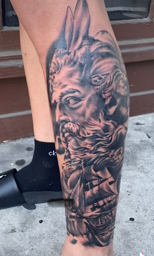 Explore egyptian tattoos ideas, creative tattoo ideas in Orange, available at Ink Activitiez Tattoo