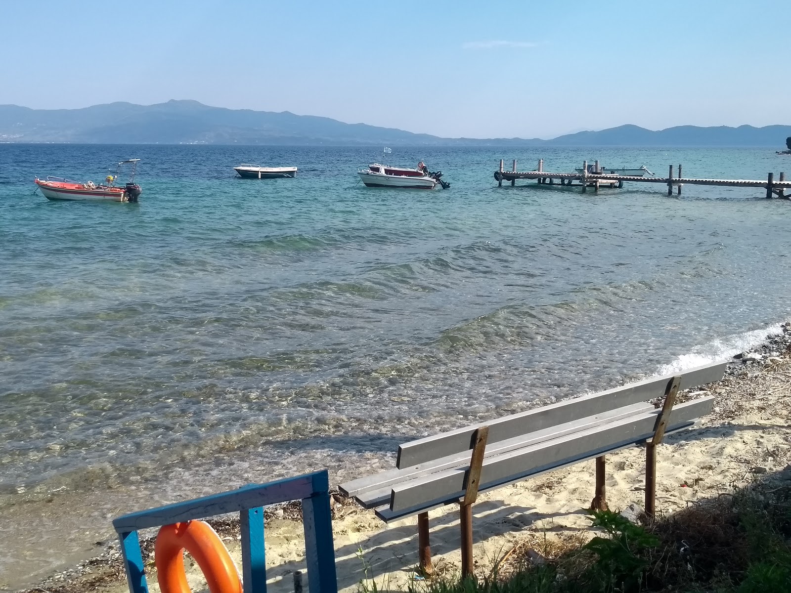 Fotografie cu Ag. Dimitrios beach cu nivelul de curățenie înalt