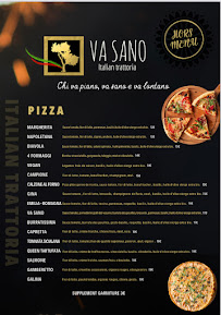 Menu / carte de VA SANO - Italian trattoria à Chelles