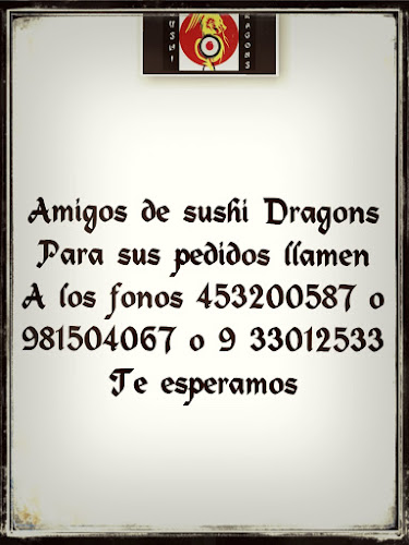 Opiniones de sushi dragons delivery en Angol - Restaurante