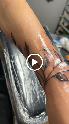 Explore grinch tattoo ideas, creative tattoo ideas in Granbury, available at Coven Crafted Ink - Tattoo Shop