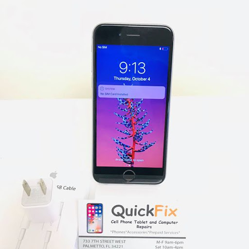 Cell Phone Store «Quick Fix Cellular Phone and Computer Repair», reviews and photos, 733 7th St W, Palmetto, FL 34221, USA