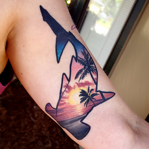 Explore unalome tattoo ideas, creative tattoo ideas in Bellingham, available at Beluga Palooza Tattoo