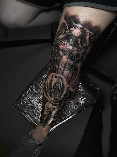 Explore tattoo sleeve ideas for guys, creative tattoo ideas in Lavonia, available at 1890 Tattoo Co.