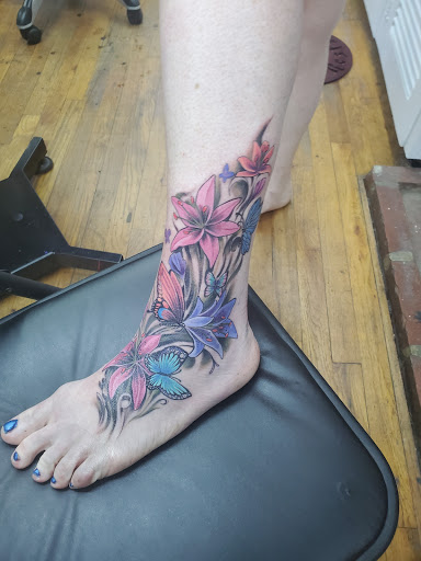 Explore spirit stallion of the cimarron tattoo ideas, creative tattoo ideas in Langhorne, available at Artists of Blue Velvet Tattoo