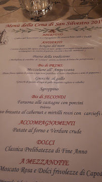 Ristorante Pizzeria Al Faro à Mezzomonte di Polcenigo menu