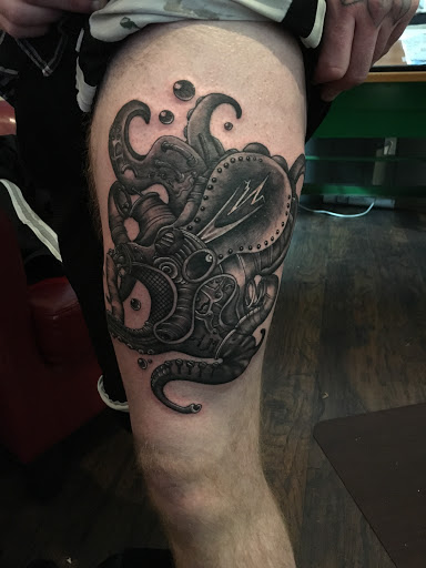 Explore stick and poke tattoo idea, creative tattoo ideas in Kingsford, available at Deft Tattoo Studio