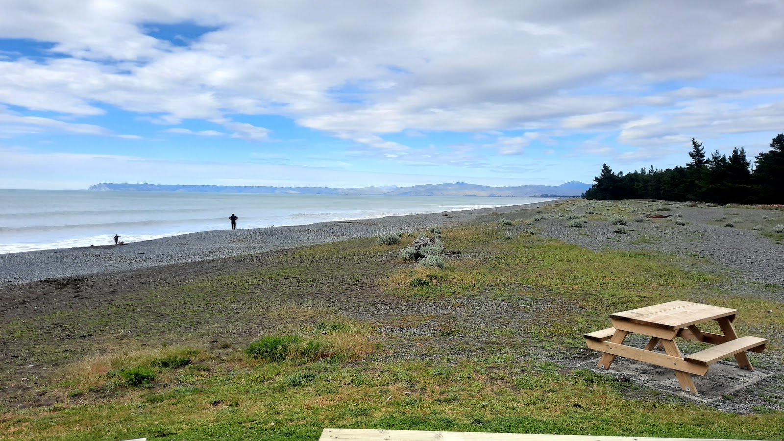 Zdjęcie Rarangi Beach z proste i długie