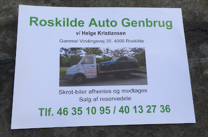 Roskilde Autogenbrug - Skrotning af bil (Miljø Certificeret ISO1401)