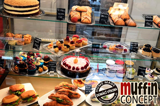 muffin concept - bakery café