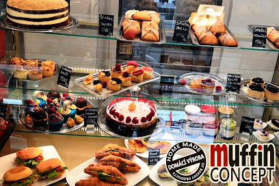 muffin concept - bakery café