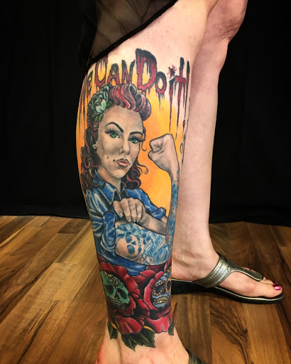 Explore quarter sleeve tattoo ideas, creative tattoo ideas in Peoria, available at Iron Key Tattoo Studio Inc.