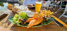 Fish and chips du Restaurant de fruits de mer Restaurant La Maison Bleue à Courseulles-sur-Mer - n°4