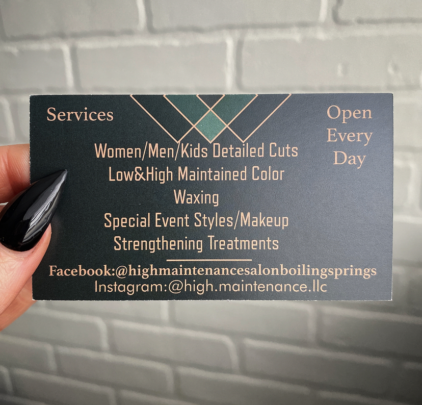 High Maintenance Full Service Salon