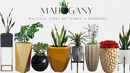 MAHOGANY - Macetas, Fibra de Vidrio & Herreria