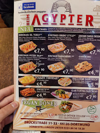 BEIM ÄGYPTER - BON APPETIT DORTMUND à Dortmund menu
