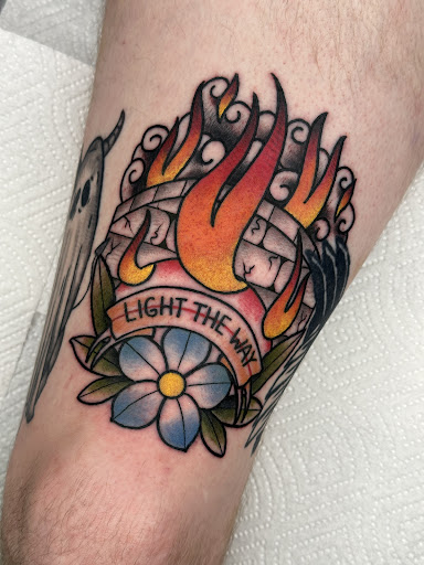 Explore brat tattoo ideas, creative tattoo ideas in Lakeview, available at Backwoods Tattoo Studio