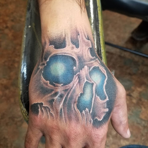 Explore hairline tattoo ideas, creative tattoo ideas in Fredericksburg, available at Tattoo Haven