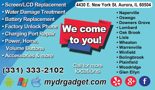 Mobile Phone Repair Shop «Dr. Gadget Phone and Tablet Repair - Oswego», reviews and photos, 2761 US-34, Oswego, IL 60543, USA