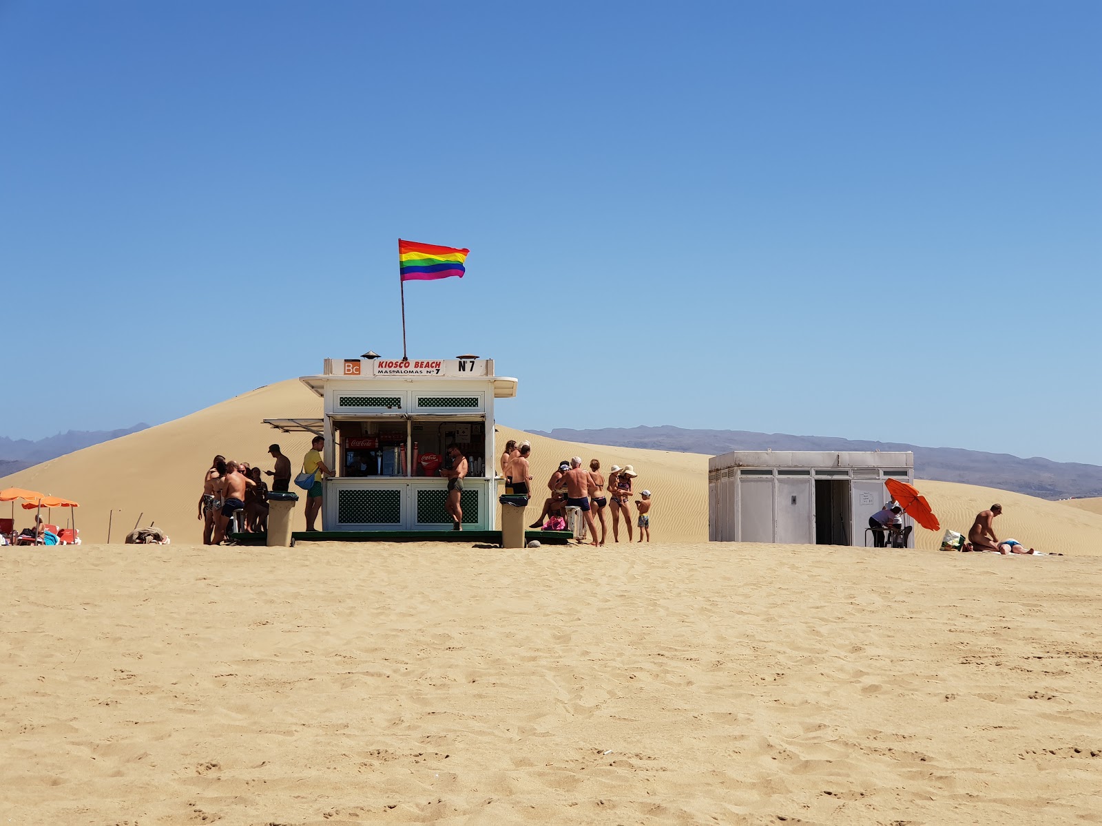 Foto van Maspalomas Wild met recht en lang