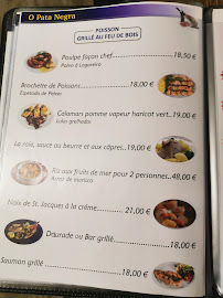 Restaurant portugais O Pata Negra à Saint-Maur-des-Fossés - menu / carte
