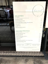Restaurant casher Bazel à Nice (la carte)