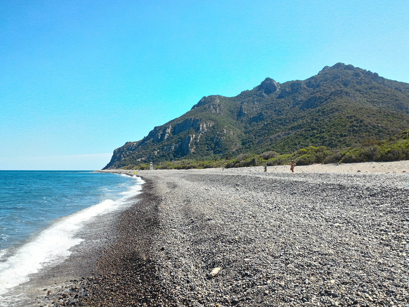 Valokuva Spiaggia di Coccorocciista. pinnalla sininen puhdas vesi:n kanssa