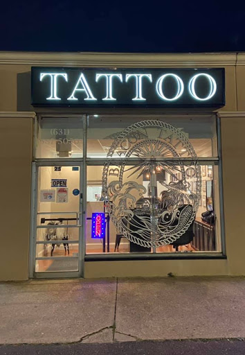 Explore crucifix tattoo ideas, creative tattoo ideas in West Babylon, available at Beacon Tattoo & Piercings