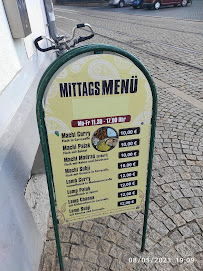 Menu du Indisches Restaurant Bombay à Erfurt