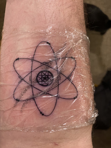 Explore namaste tattoo ideas, creative tattoo ideas in Providence, available at F.I.N.A.O. Ink Tattoo Company