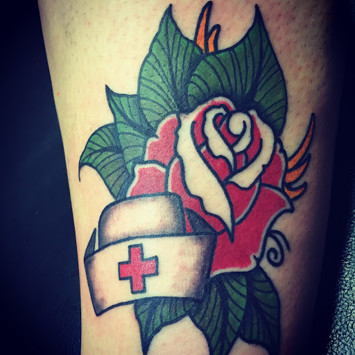 Explore small forearm tattoo ideas for men, creative tattoo ideas in Eureka Springs, available at Sailors Luck Tattoo