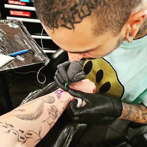 Explore shooting star tattoo ideas, creative tattoo ideas in Kissimmee, available at Fallen Heroes Tattoo & Piercing (Florida)