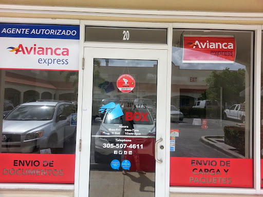 Mailbox Rental Service «My US BOX Shipping & Mailbox Service | Avianca Express South Kendall», reviews and photos, 15420 SW 136th St Suite 20, Miami, FL 33196, USA