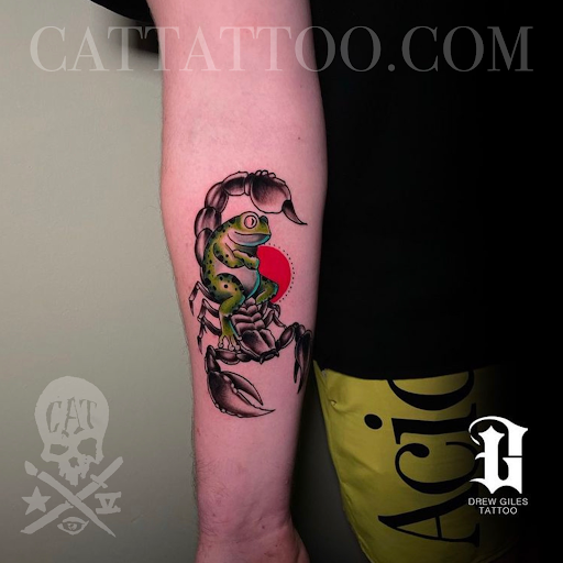 Explore artwork tattoos ideas, creative tattoo ideas in Addison, available at Cat Tattoo