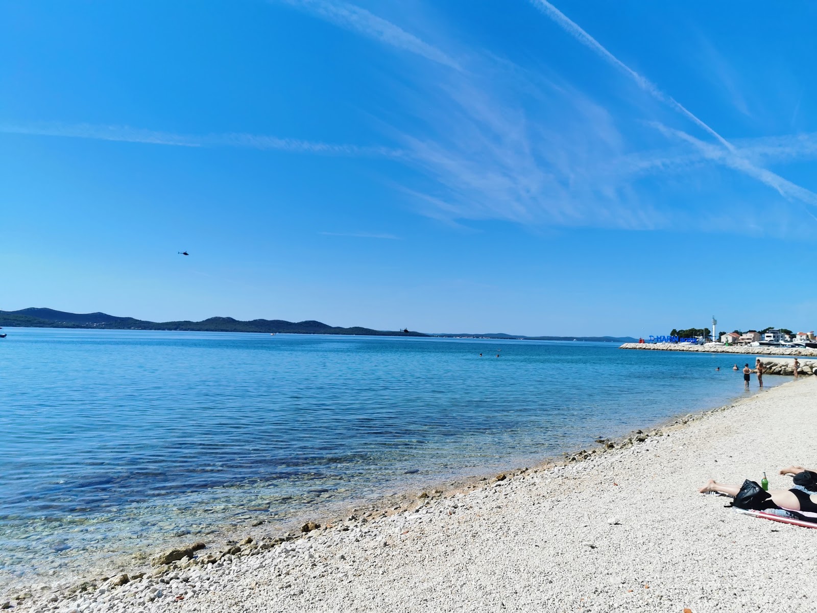 Foto di Uskok Zadar beach con molto pulito livello di pulizia