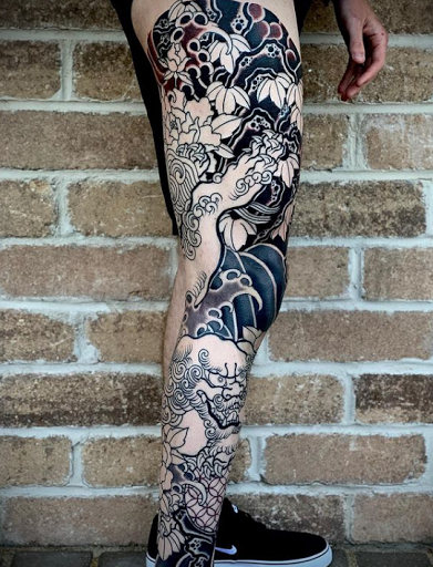 Explore simple dragon tattoo ideas, creative tattoo ideas in Virginia Beach, available at Salt Water Tattoo