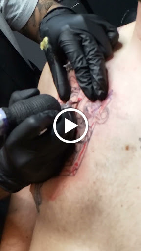Explore basketball tattoo ideas, creative tattoo ideas in San Antonio, available at Dandyland Custom Tattoo and Professional Body Piercing