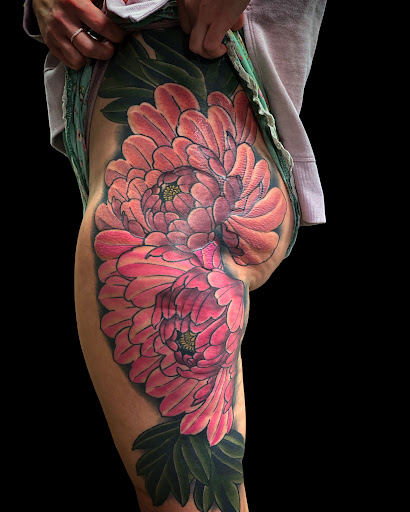 Explore penny tattoo ideas, creative tattoo ideas in Youngstown, available at BAREKNUCKLE TATTOO & BARBERSHOP