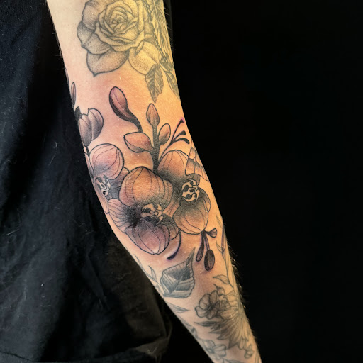 Explore handprint tattoo ideas, creative tattoo ideas in Buffalo, available at True Gloom Tattoo Studio