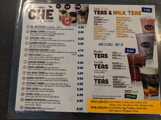 Coffee Shop «BAMBU Desserts and Drinks», reviews and photos, 11408 South St, Cerritos, CA 90703, USA