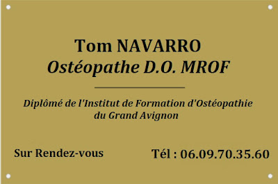 NAVARRO Tom - Ostéopathe DO MROF à Gap