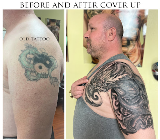 Explore cancer memorial tattoo ideas, creative tattoo ideas in Garden Grove, available at Anna Hang Tattoo