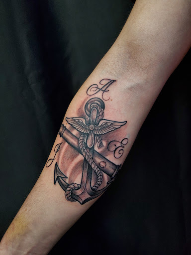 Explore heart tattoo cover up ideas, creative tattoo ideas in Riverside, available at Darkstar Tattoo CA