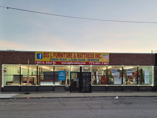 Big L Furniture & Mattress Inc., 803 E 93rd St, Chicago, IL 60619, USA, 