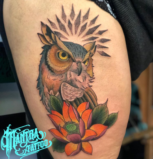 Explore rectangle tattoo ideas, creative tattoo ideas in Denver, available at Mantra Tattoo and Piercing